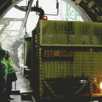 Tunnel - Train de personnes