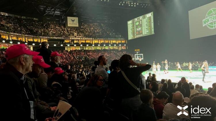 Idex La Défense, sponsor du match Nanterre 92 VS ASVEL